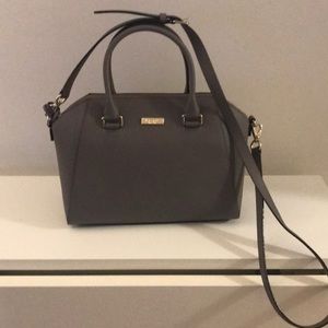 Kate Spade Grey bag with cross body strap